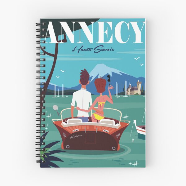 Artikelvorschau, Lac d'Annecy-Plakat entworfen und verkauft von Gary Godel.