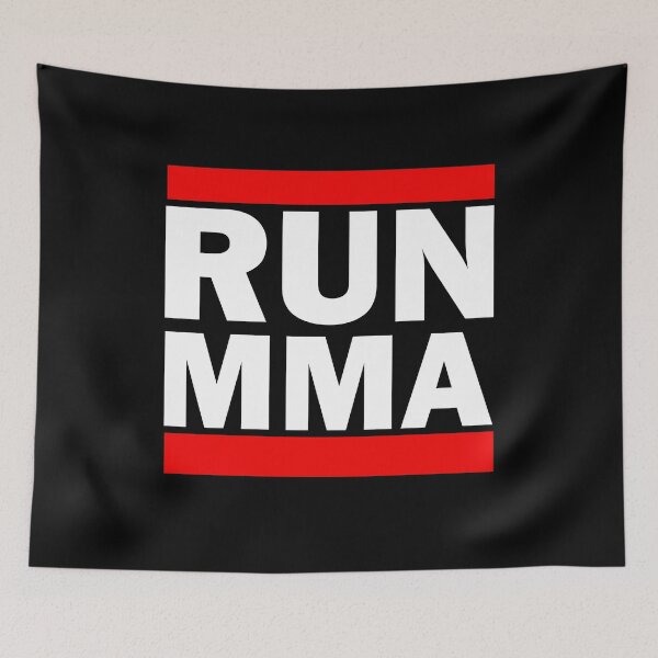 Item preview, RUN MMA (White) designed and sold by TheLastStand.