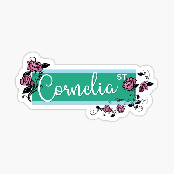 Cornelia Street Stickers for Sale