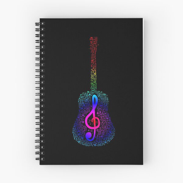Item preview, Guitar clef notes musician gift designed and sold by Weilichesmag.
