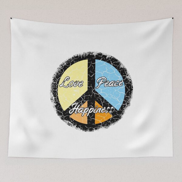 Item preview, Love Peace Happiness I 60s 70s Peace Tie Dye Costume Design designed and sold by Amazing Designs.