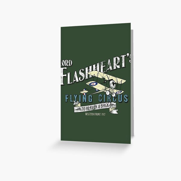 Flashheart's Flying Circus Greeting Card