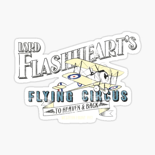 Flashheart's Flying Circus Sticker