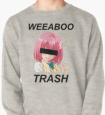 weeaboo trash Pullover Sweatshirt