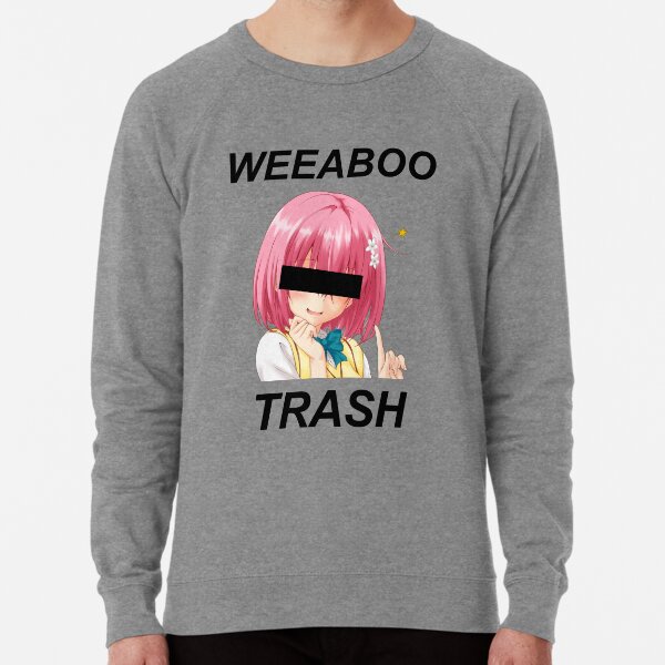 weeaboo trash Lightweight Sweatshirt
