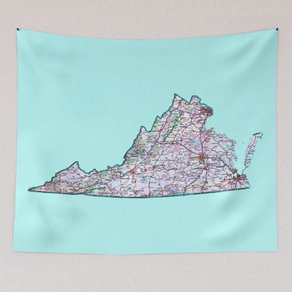 Item preview, Virginia Roadmap designed and sold by Havocgirl.