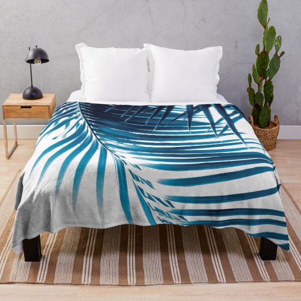 Item preview, Palm Leaves Blue Vibes #1 #tropical #decor #art designed and sold by Anita's & Bella's Art.