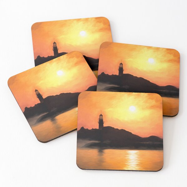 Item preview, Lighthouse Sunset Art designed and sold by Londonimages.