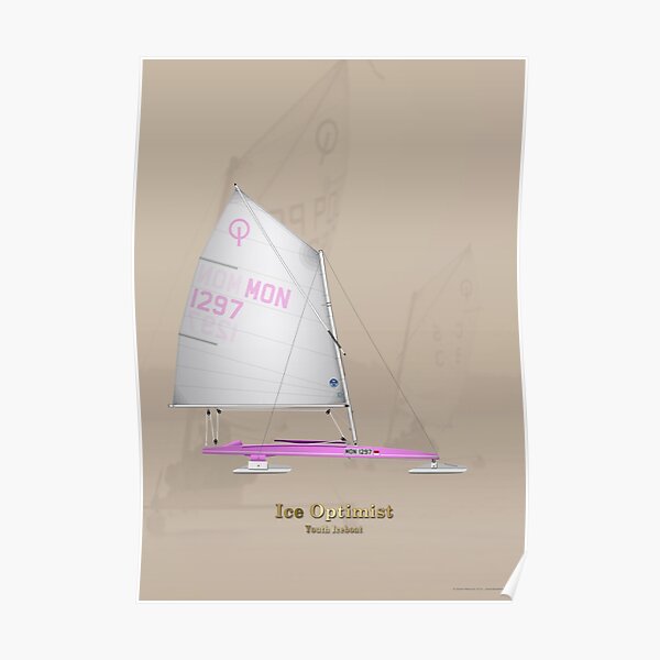 Ice Optimist - Monaco Poster