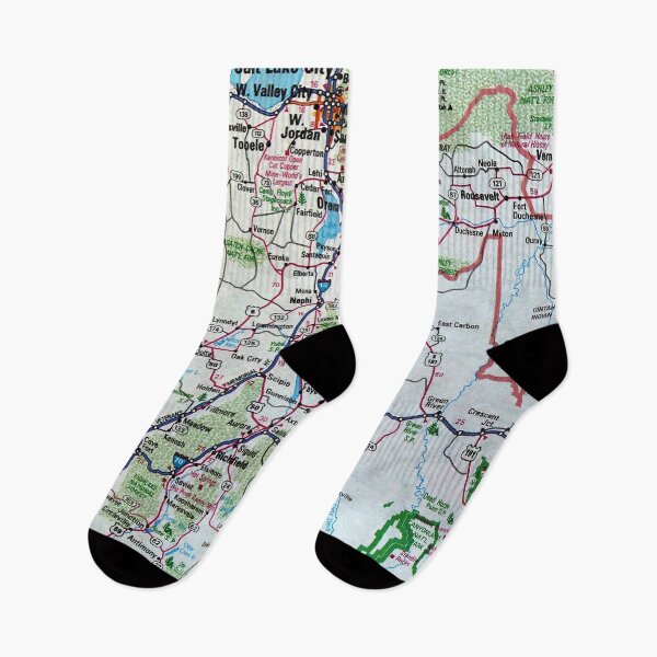 Item preview, Utah Roadmap designed and sold by Havocgirl.