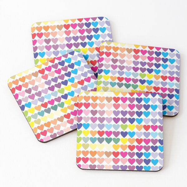 Item preview, Hearts of all colors designed and sold by fourretout.