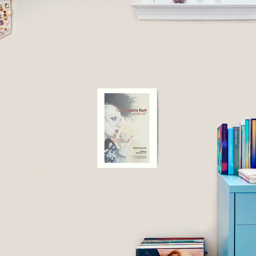 The Creative Face Art Print