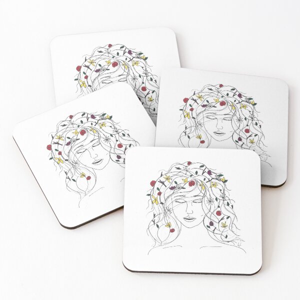 Item preview, Flowers in Her Hair designed and sold by LizLanspery.