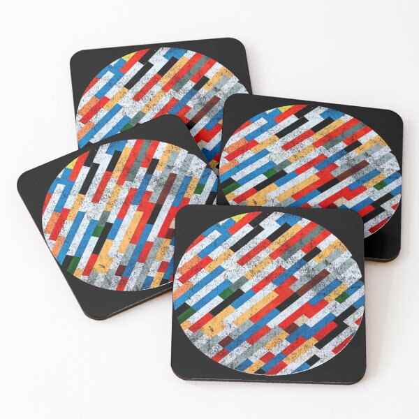 Item preview, Colorful Distressed Rainbow Stripes designed and sold by EightWinds.