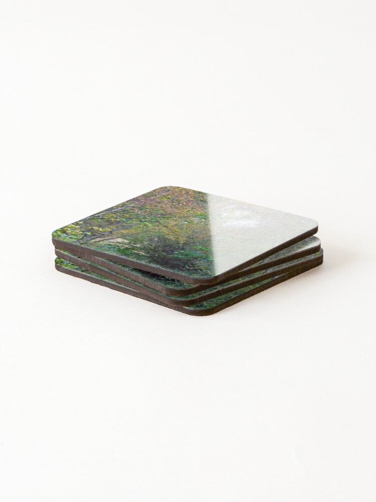 Alternate view of Autumnal Leaf Colours in Woodland Trees Coasters (Set of 4)