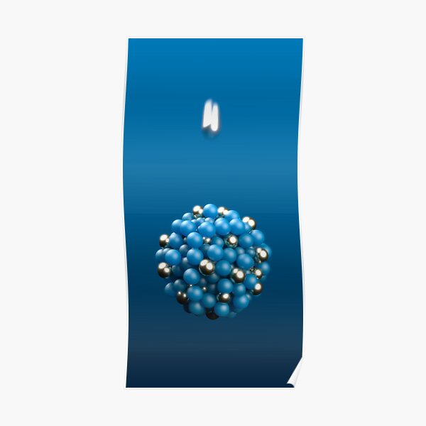 Elementary particles shelling Poster