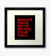 Goldbergs Jetset Framed Print