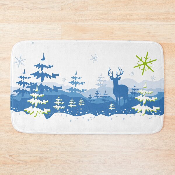 Item preview, Snow landscape with deer designed and sold by Kritzel-Claudi.