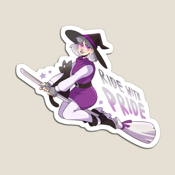 Ride with Pride - Asexual Magnet