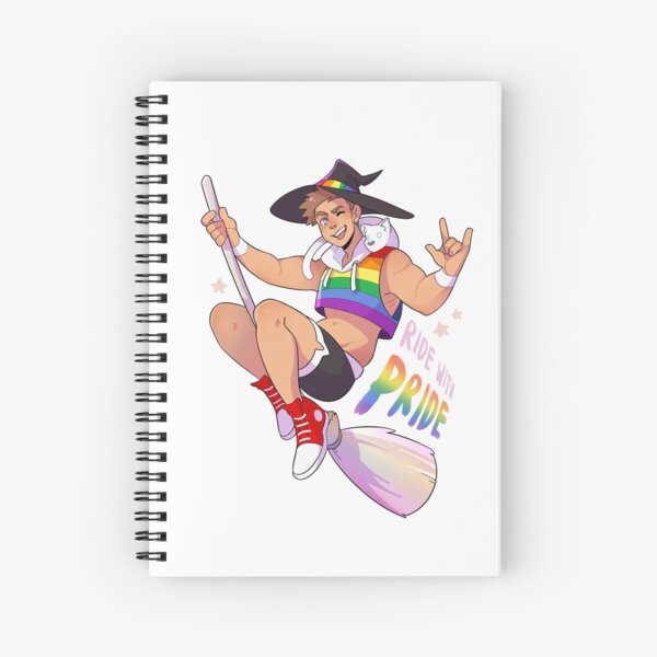 Ride with Pride - Gay Spiral Notebook