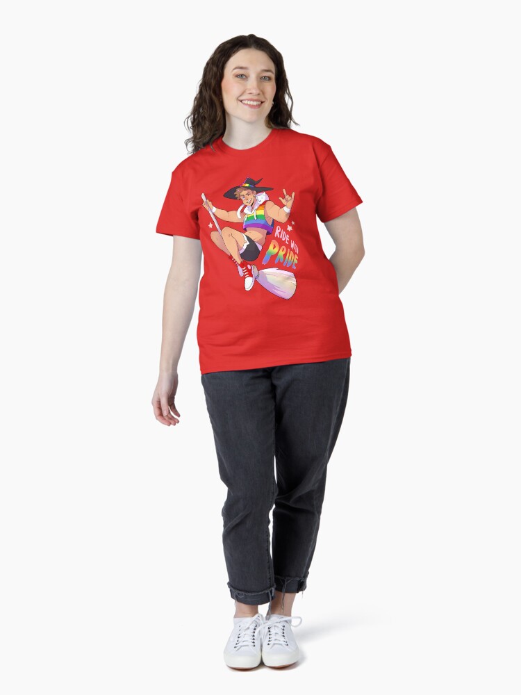 Thumbnail 4 von 7, Classic T-Shirt, Fahrt mit Stolz - Homosexuell designt und verkauft von ABD-illustrates.