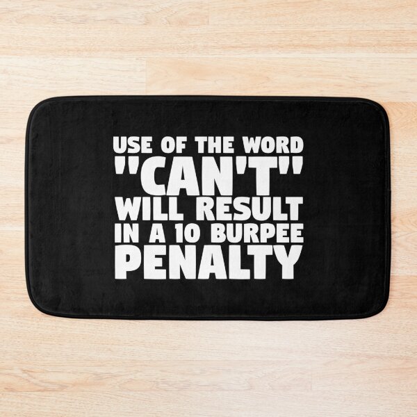 Item preview, 10 Burpee Penalty designed and sold by thingsandthings.