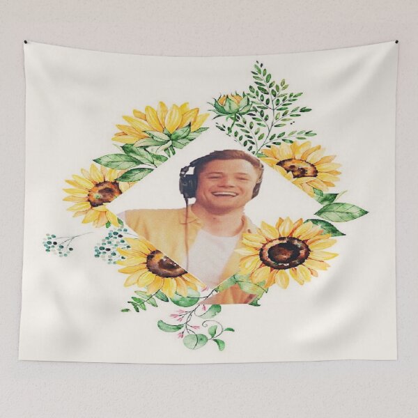 Item preview, Taron Egerton Sunflowers designed and sold by moorelydia48.