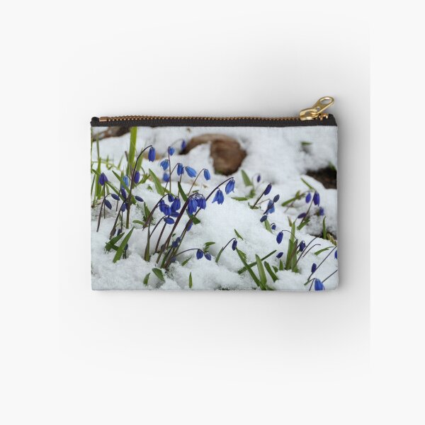 Item preview, Scilla blue flowers under the snow designed and sold by mrivserg.