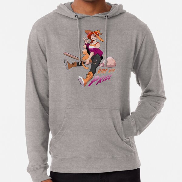 Ride with Pride - Lesbian Lightweight Hoodie