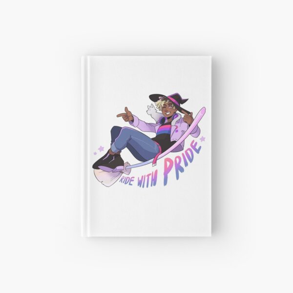 Ride with Pride - Bi Hardcover Journal