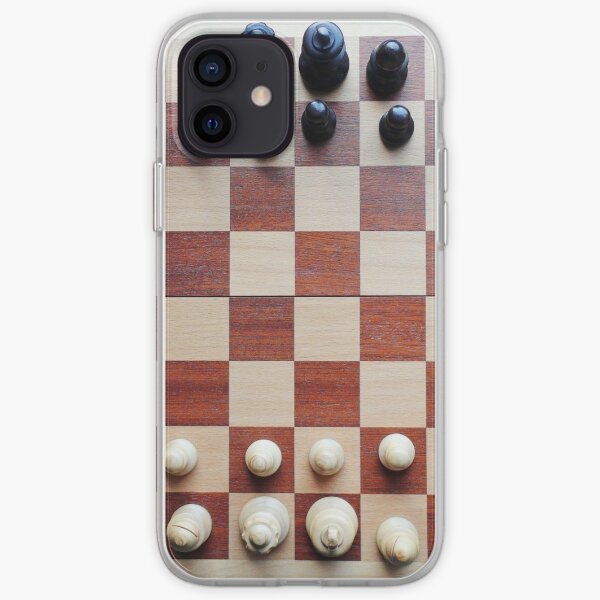  Chessboard, chess pieces iPhone Soft Case