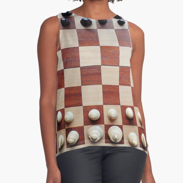  Chessboard, chess pieces Sleeveless Top