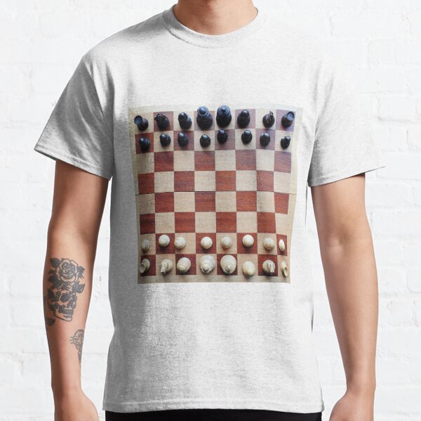  Chessboard, chess pieces Classic T-Shirt