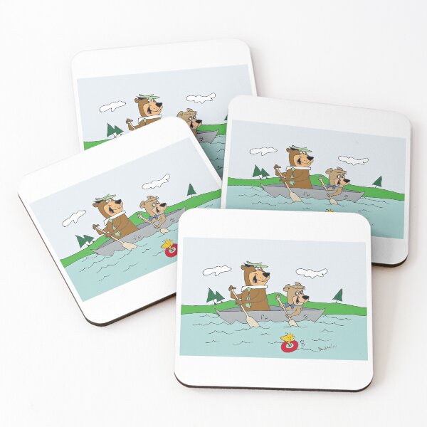 Item preview, Yogi and Boo bo canoeing  designed and sold by Cartoonist Brian.