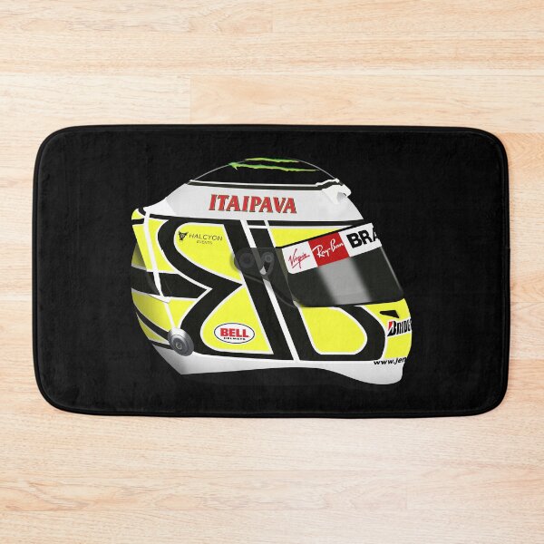 Item preview, Jenson Button - 2009 helmet Brazil designed and sold by JageOwen.