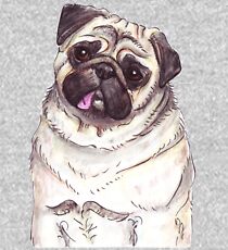 Pug Doodle Kids Pullover Hoodie