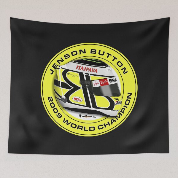 Item preview, Jenson Button - 2009 F1 helmet circle designed and sold by JageOwen.