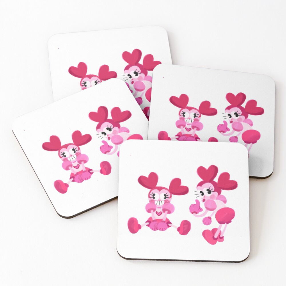 Goofy Spinel Coasters (Set of 4)