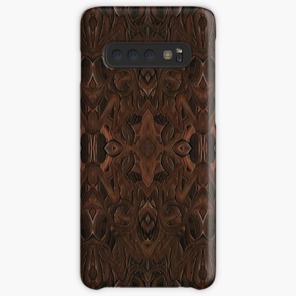 Carved Walnut Wood Samsung Galaxy Snap Case