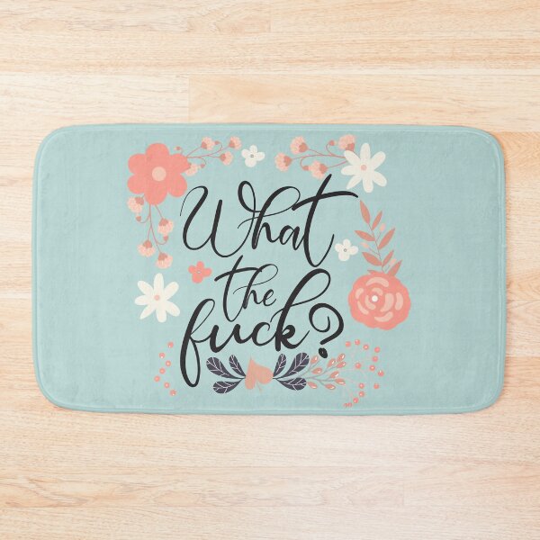 Item preview, What The Fuck, Quote designed and sold by DirtyAngelFace Shop.