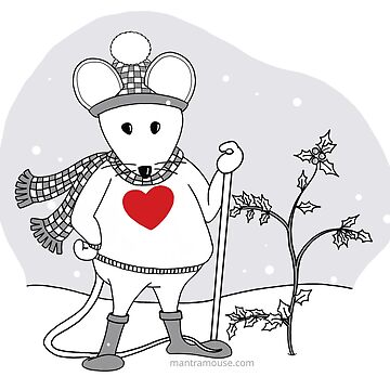 Artwork thumbnail, MantraMouse® as SnowMouse by Donna Martini