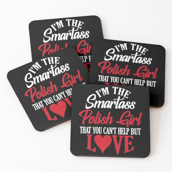 Artikelvorschau, Ich bin das polnische Mädchen Smartass, dem Sie nicht helfen können, aber lustiges Polen-Sprichwort-Geschenk lieben entworfen und verkauft von Maljonic.