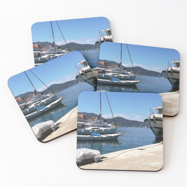 Item preview, Boats in a Greek harbour.. designed and sold by ronsaunders47.