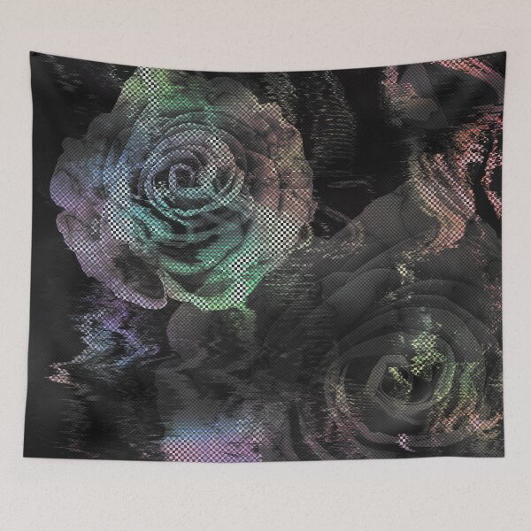 Aperçu de l'œuvre Roses monochromes créée et vendue par sharpecanary.