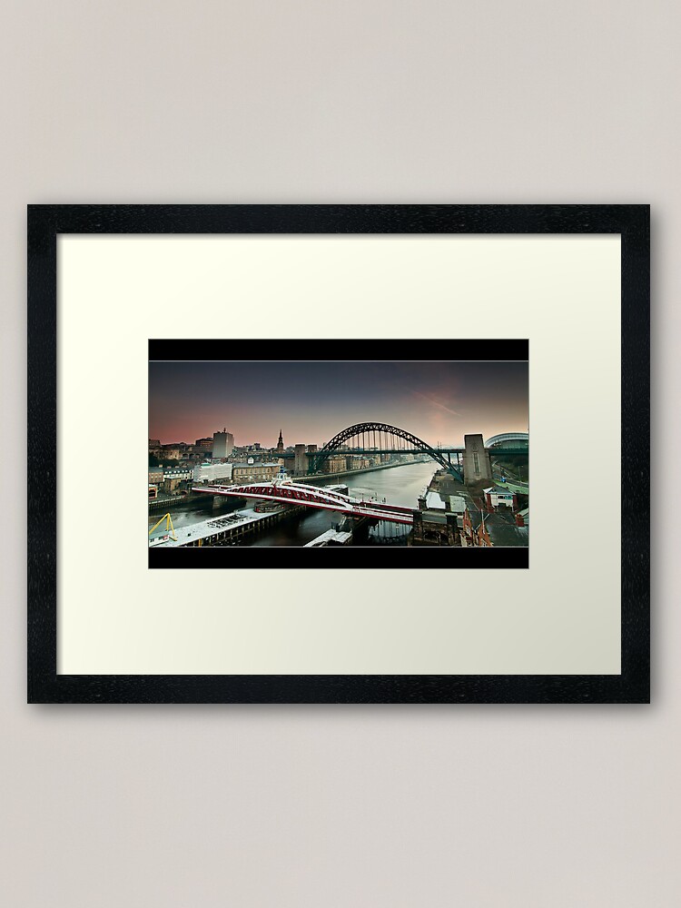 Alternate view of The city wakes Framed Art Print