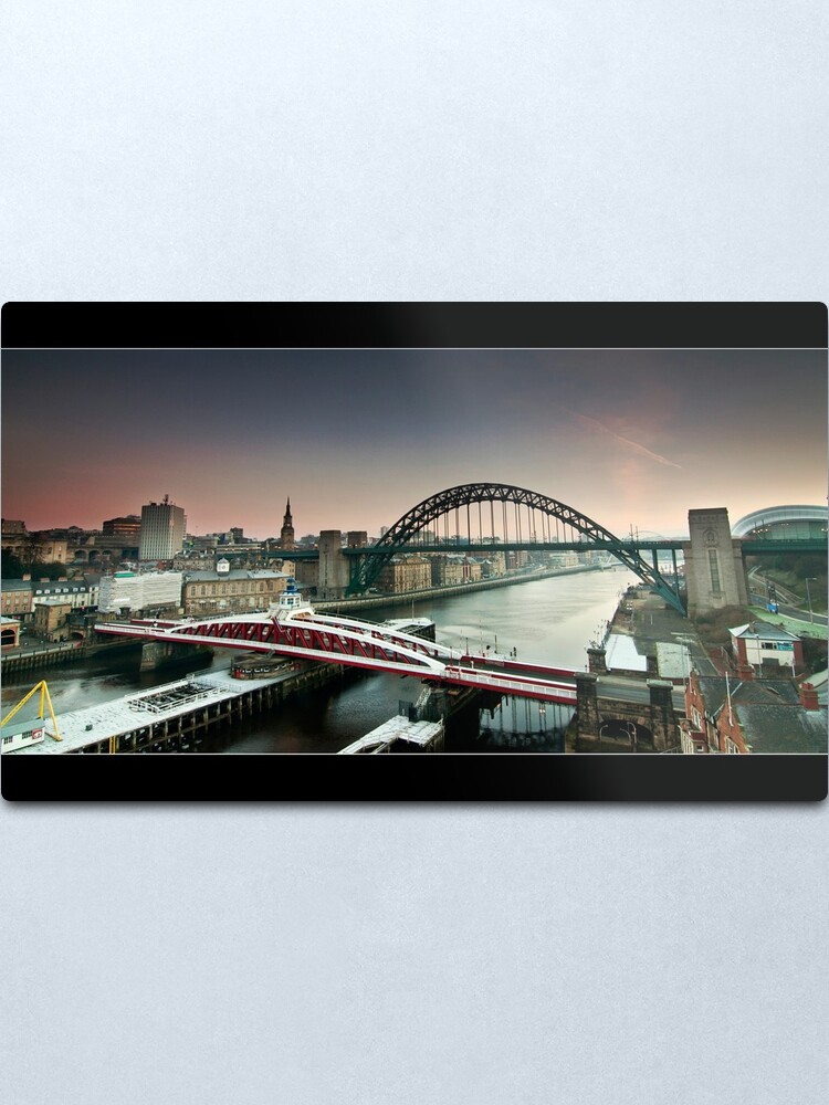 Alternate view of The city wakes Metal Print