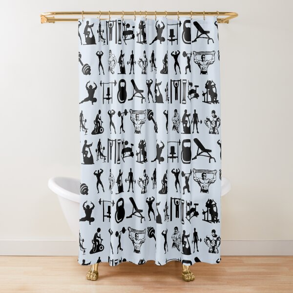 Retro Design Mid-Century Modern Shower Curtain – Folk N Funky