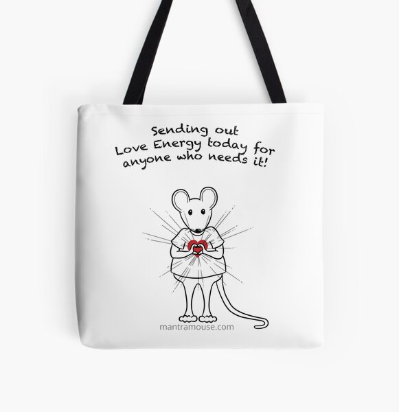 Item preview, MantraMouse® Sending Out Love Cartoon designed and sold by Donna Martini.