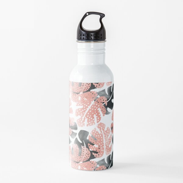 Monstera shadow Water Bottle