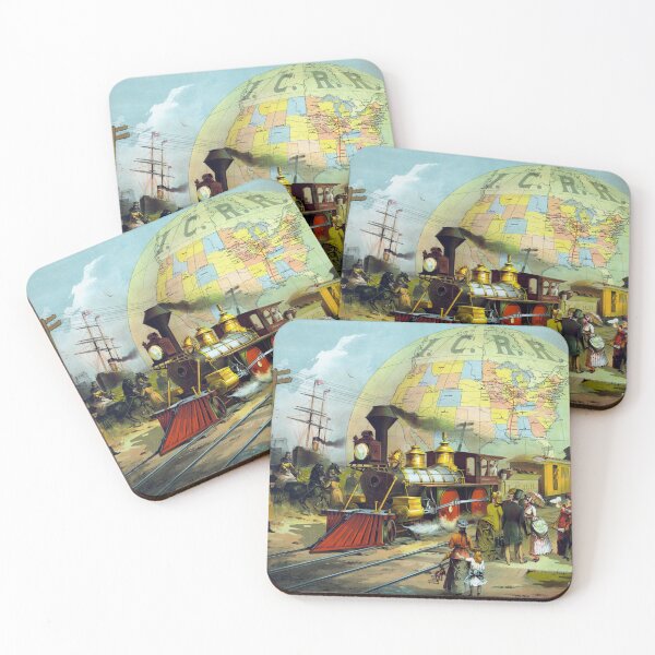 Item preview, Vintage Transcontinental Railroad designed and sold by warishellstore.
